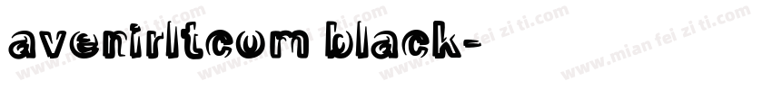 avenirltcom black字体转换